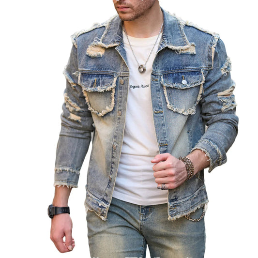 Vanguard Shredded Edge Denim Jacket